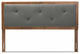 Saiah Modern Farmhouse Headboard Dark Gray, Queen