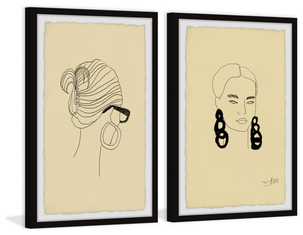 Just Be Awesome Diptych, 2-Piece Set, 12x18 Panels