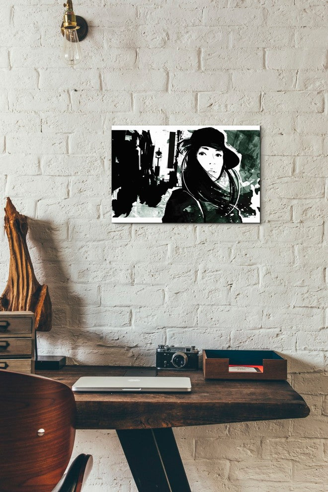 Epic Graffiti "Unmasked 1" by Jonathan Lam, Giclee Canvas Wall Art, 18"x12"