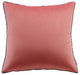 Accentuate 24" Performance Velvet Throw Pillow, Blossom Navy