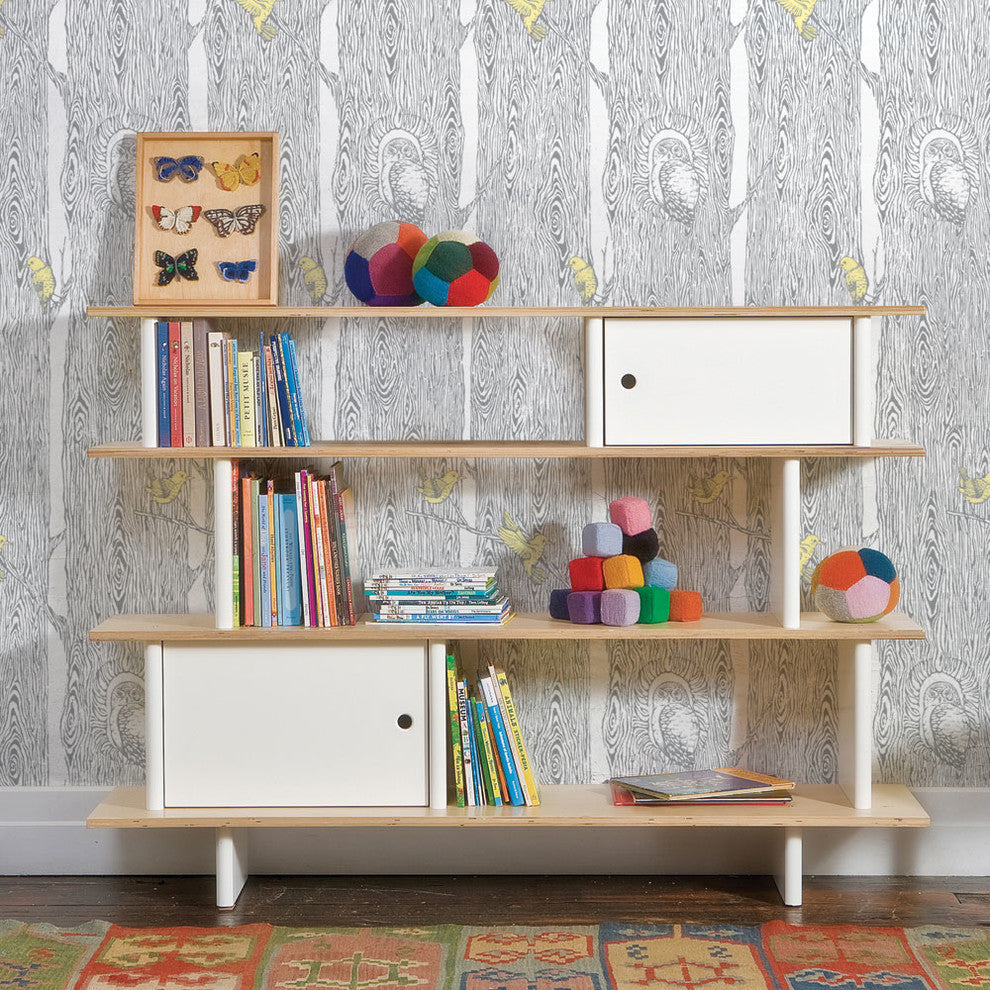 Forest Peel and Stick Vinyl Wallpaper, Cool Gray / Yellow, 24"w X 60"h