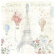 "Lighthearted in Paris IV" Digital Paper Print by Katie Pertiet, 26"x26"