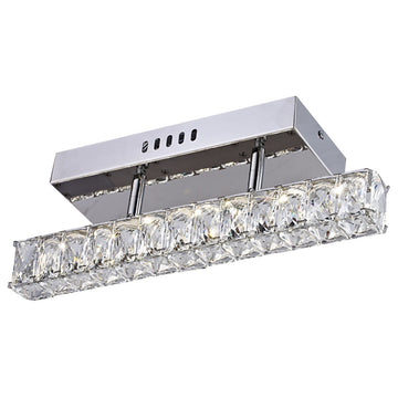 Crystal Linear Flush Mount Ceiling Light