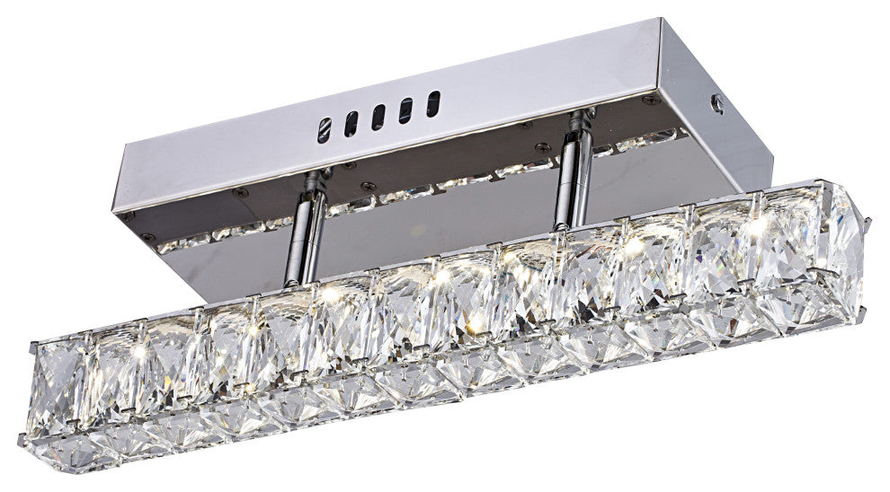 Crystal Linear Flush Mount Ceiling Light