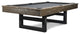 Mckay 8' Slate Pool Table With Premium Accessories, Titanium