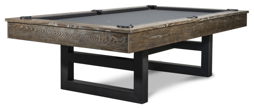 Mckay 8' Slate Pool Table With Premium Accessories, Titanium