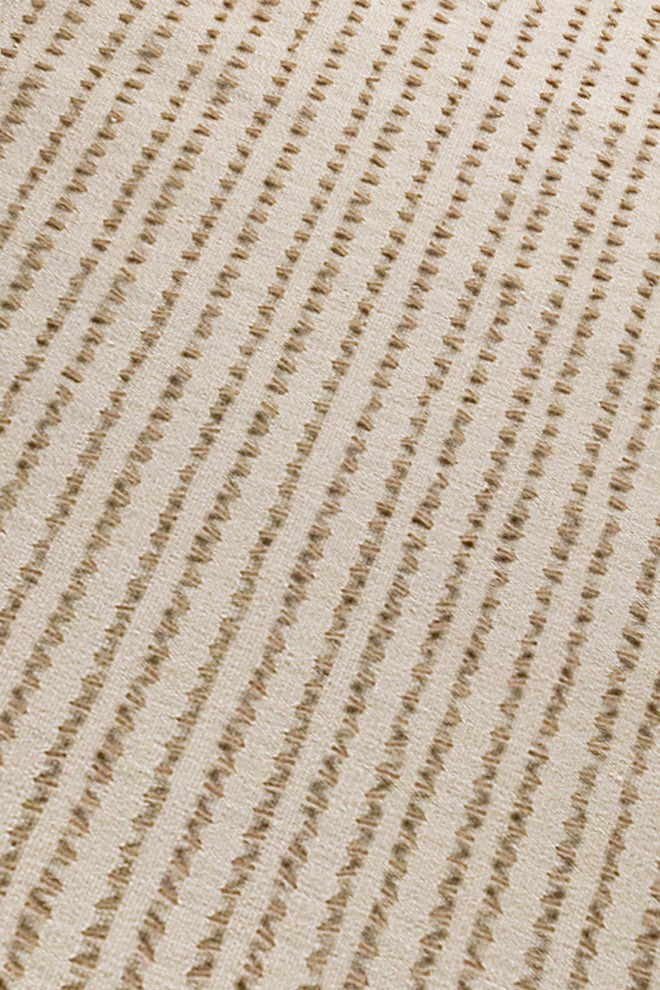 Hand Woven Beige Wool Area Rug