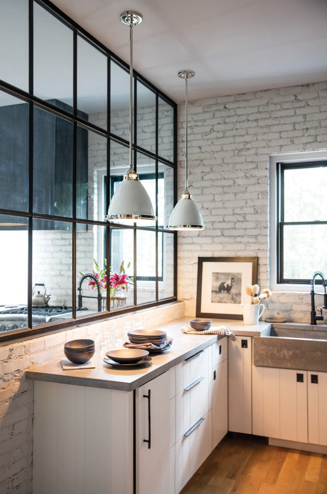 Hinkley Amelia Medium Pendant, Polished White