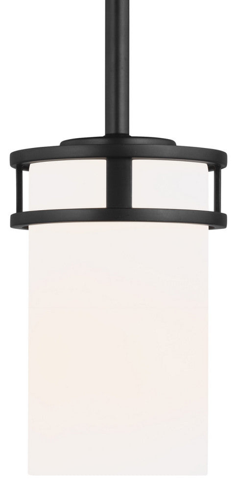 Robie 1-Light Mini-Pendant, Midnight Black