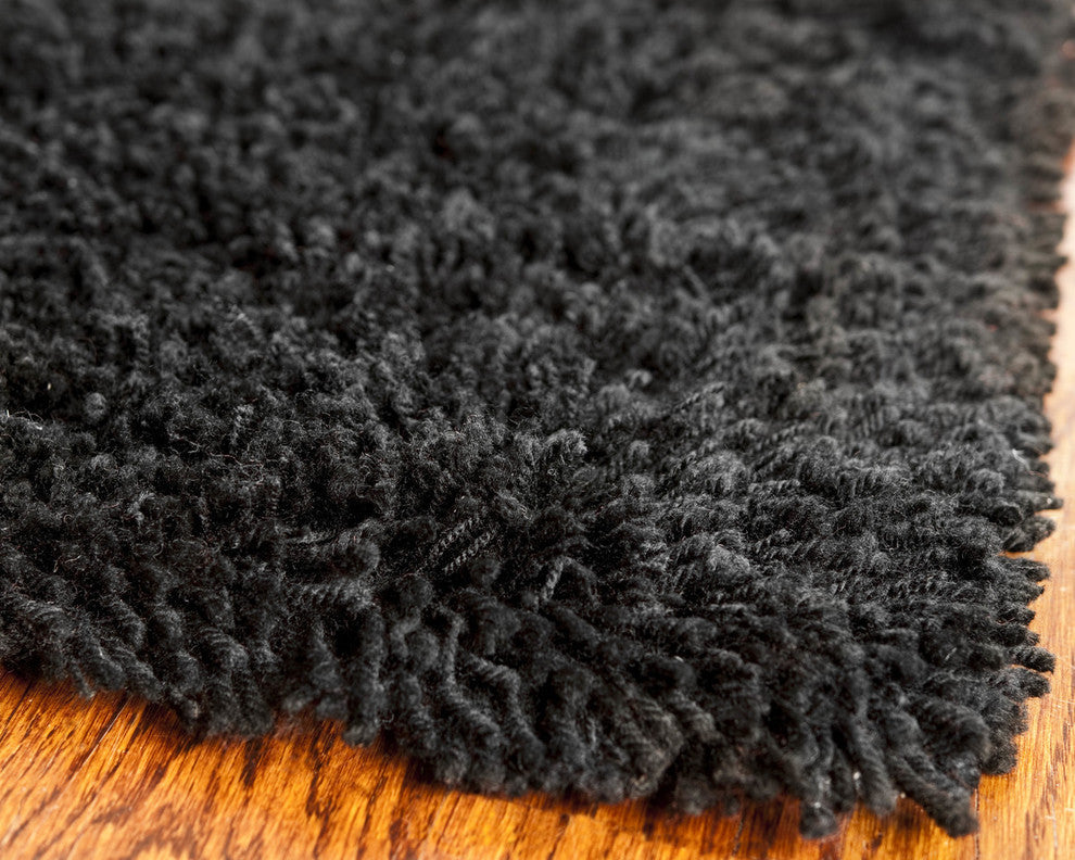 Safavieh Shag 200 SG240L 4' Round Black Rug