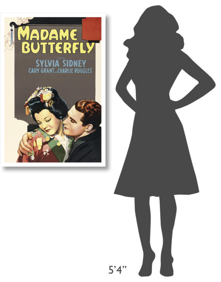 "Vintage Film Posters: Madame Butterfly" Digital Paper Print, 26"x38"