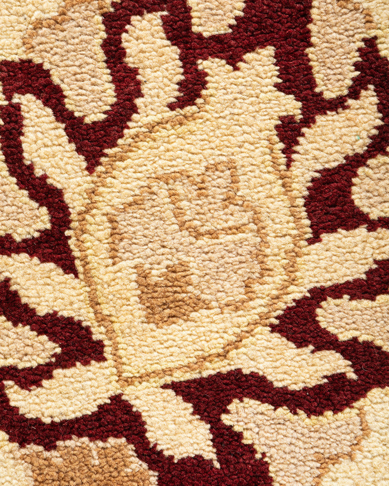 Eclectic, One-of-a-Kind Hand-Knotted Area Rug Ivory, 9' 0 x 11' 10