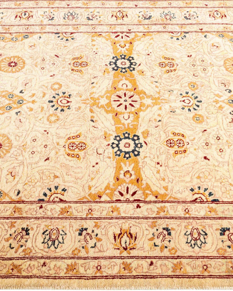 Mogul, One-of-a-Kind Hand-Knotted Area Rug Orange, 3' 1 x 5' 2