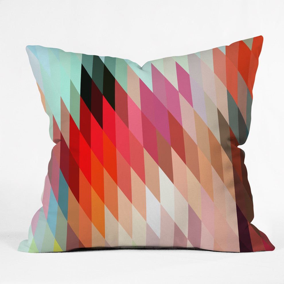 Three Of The Possessed Words Heavy 1 Throw Pillow
