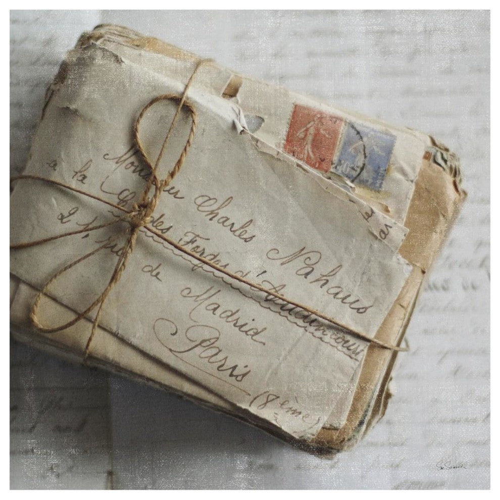 "Love Letters II" Digital Paper Print by Sue Schlabach, 32"x32"