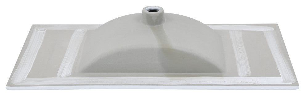 36" Ceramic Vanity Sink Top With 3 Holes