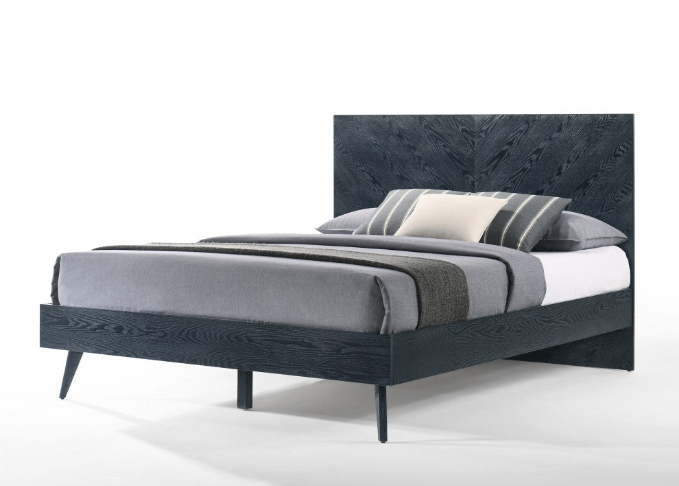 Modrest Diana Modern Grey Ash Bedroom Set, Queen