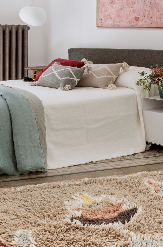 Oasis Soft Linen Knitted Cushion