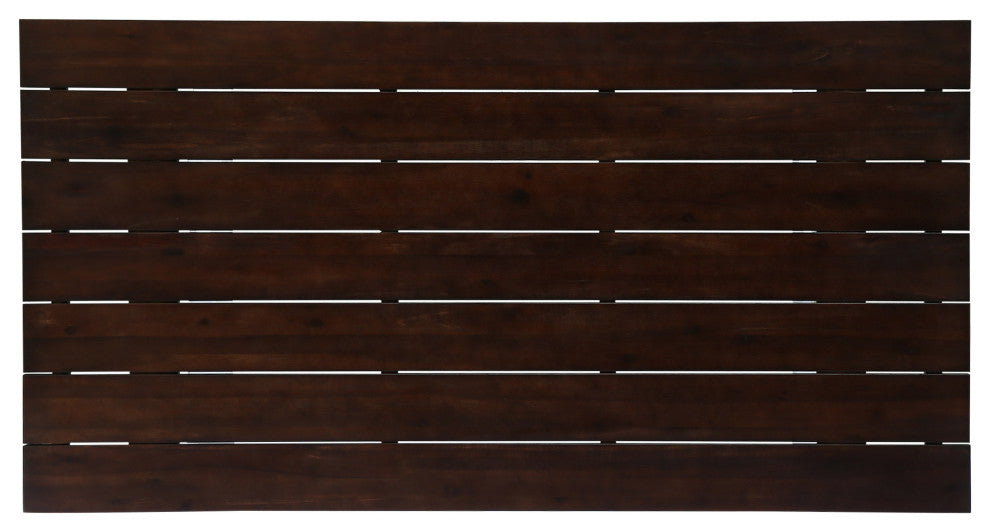 Garrison Rustic Farmhouse Acacia Wood Dining Table