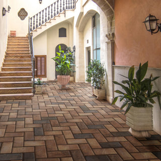 Tech Land Fire Porcelain Floor and Wall Tile