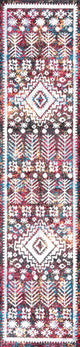 Dhiya Distressed Kilim Runner Rug, Multi, 2x10