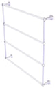 Pacific Beach 4 Tier 36" Ladder Towel Bar with Twist Accents, Polished Chrome