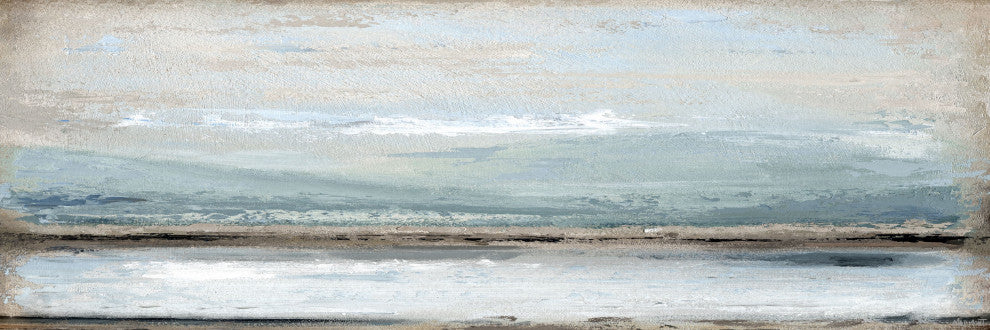 "Rolling Waves" Painting Print on Wrapped Canvas, 60x20