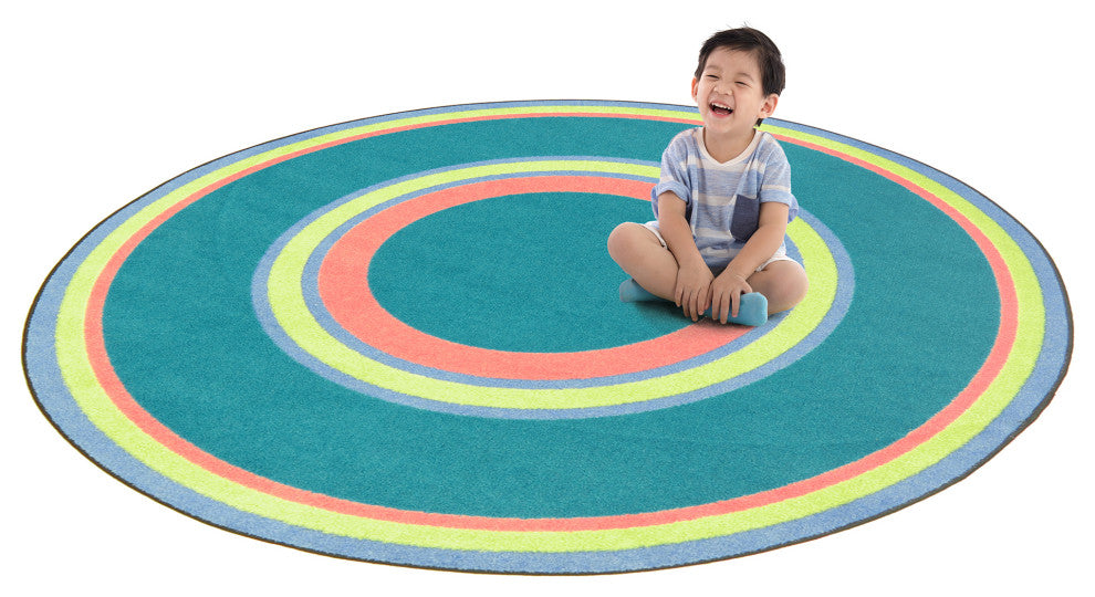 Kid Essentials Rug, Ripples, Teen, 5'4"