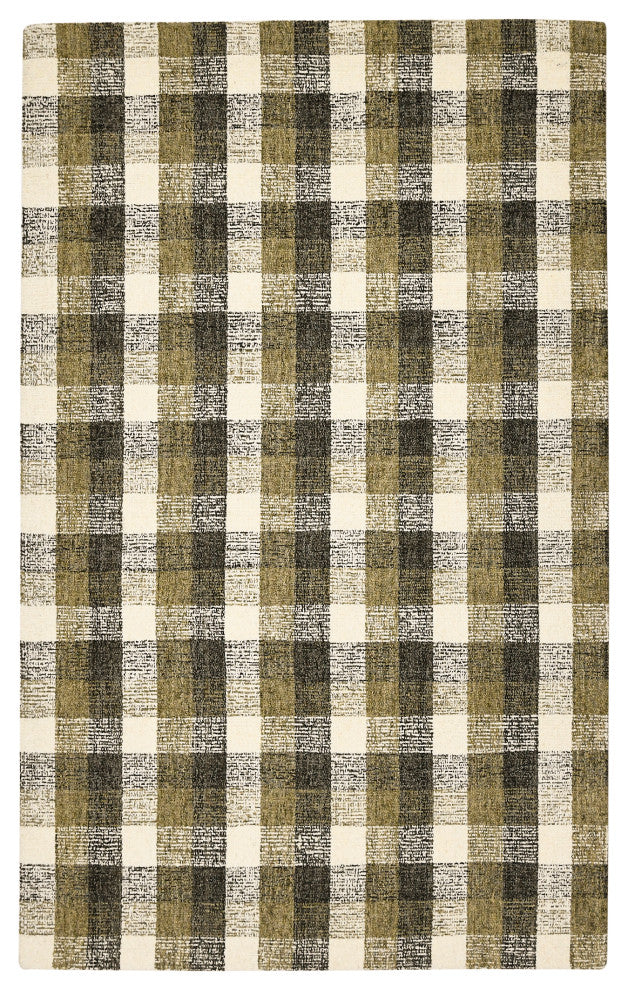 Tartan Cartwell Area Rug, Brown, 8'' x 10'', Plaid