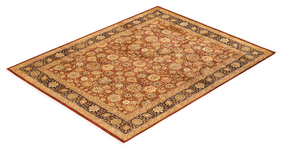 Mogul, One-of-a-Kind Hand-Knotted Area Rug Orange, 8' 3" x 10' 7"