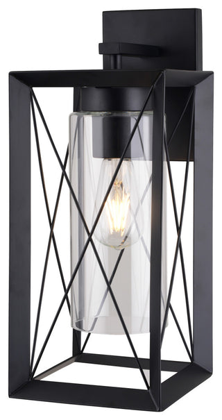 Vaxcel Lighting T0763 Milton 17" Tall Outdoor Wall Sconce - Matte Black