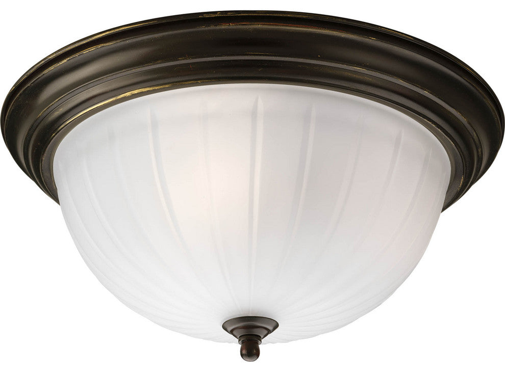 Progress Lighting 3-60W Medium Close-To-Ceiling, Antique Bronze