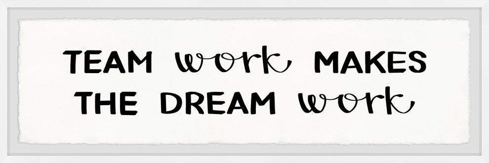 "The Dream Work" Framed Painting Print, 45x15