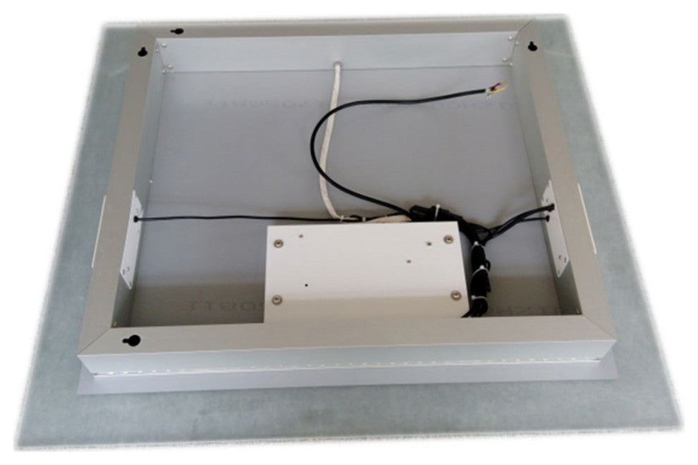30" Rectangular Led Bordered Illuminated Mirror With Bluetooth Speakers