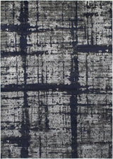 Allstar Rugs Modern and Contemporary Rectangular Accent Rug, Gray, 8'x10'