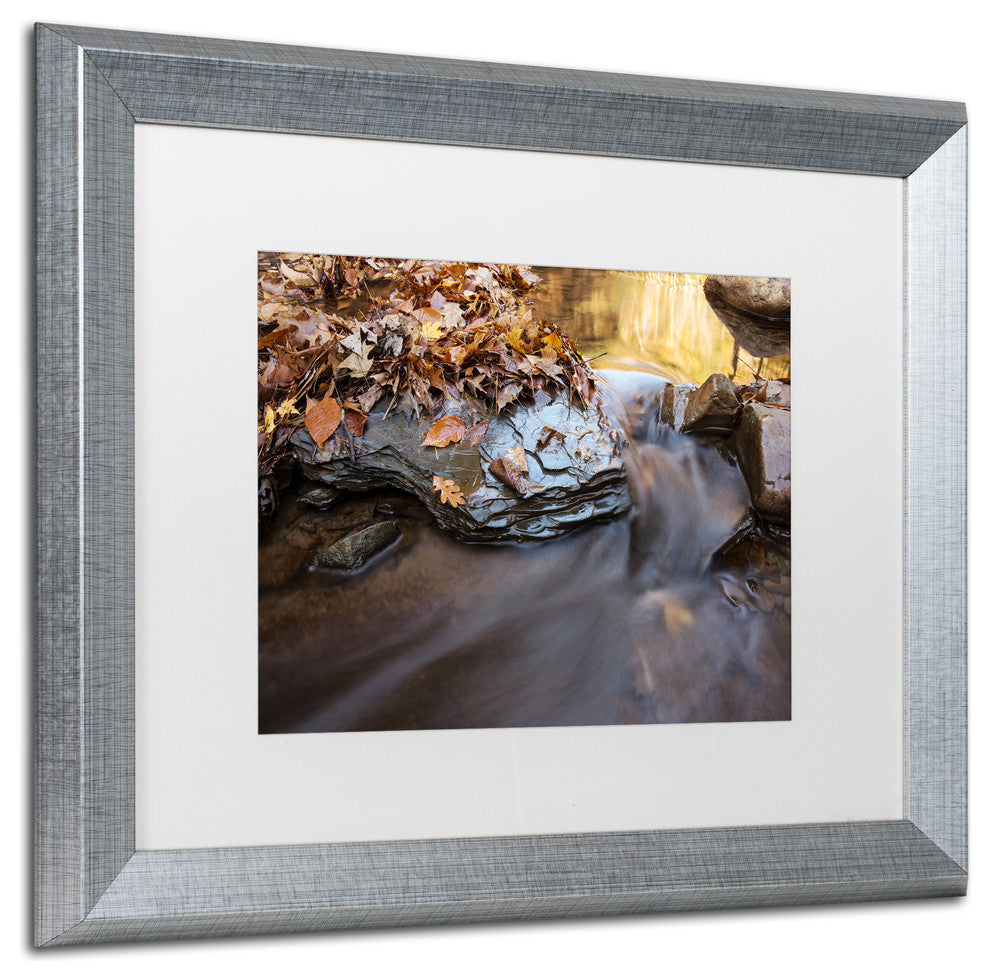 Jason Shaffer ''Chance Creek 2'' Matted Framed Art, Silver Frame, White Mat, 20x16