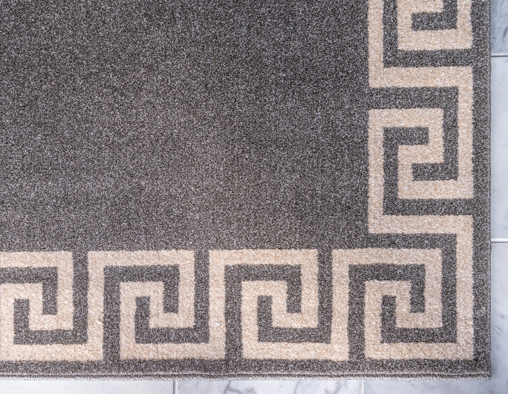 Unique Loom Gray Athens Modern 2'' 0 x 3'' 0 Area Rug