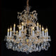 La Scala 19-Light Crystal Chandelier - Gold