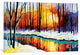 "Winter Sun" by Leonid Afremov, Canvas Print, 18"x12"