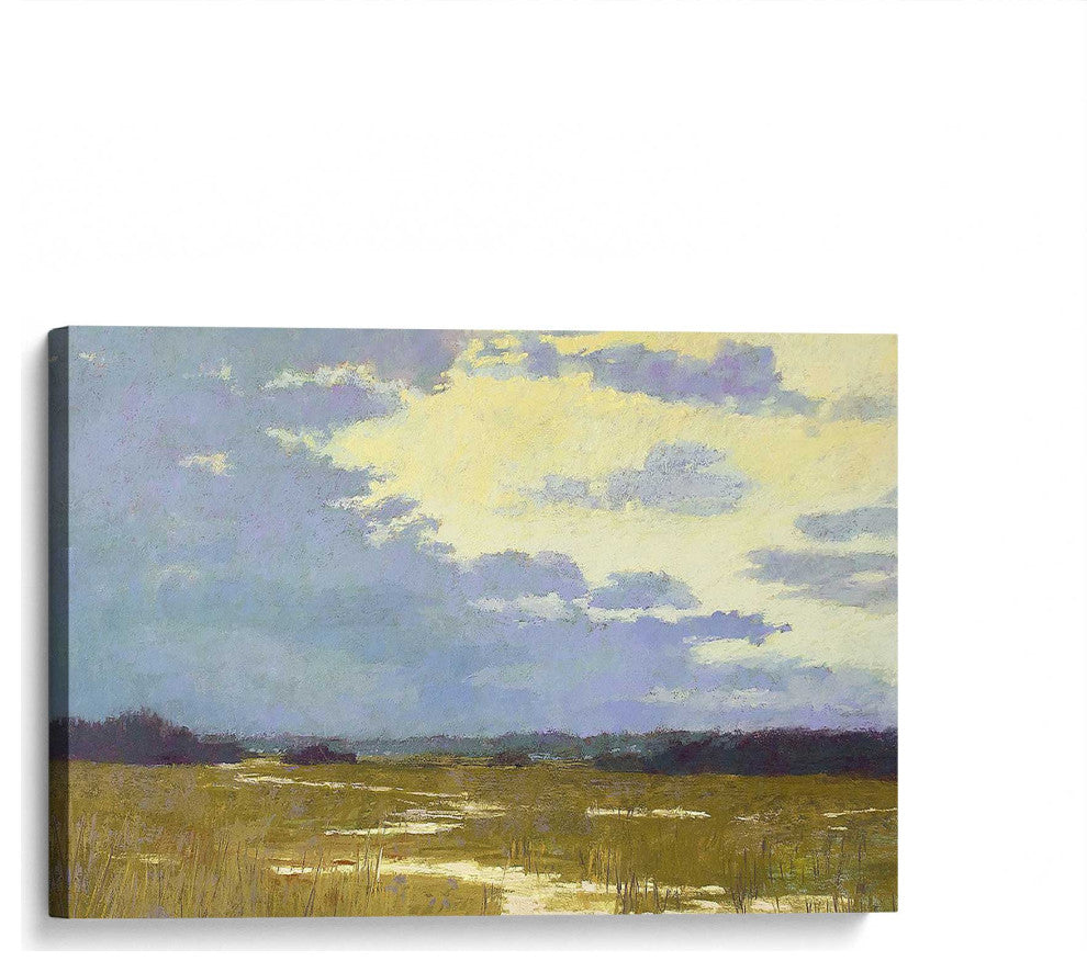 "Lemonade Skies" - A Serene Twilight Canvas Art Print