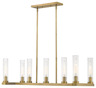 Zlite 3031-7L-RB 7-Light Island, Clear