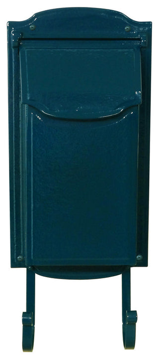 Mid Modern Asbury Vertical Mailbox, Blue