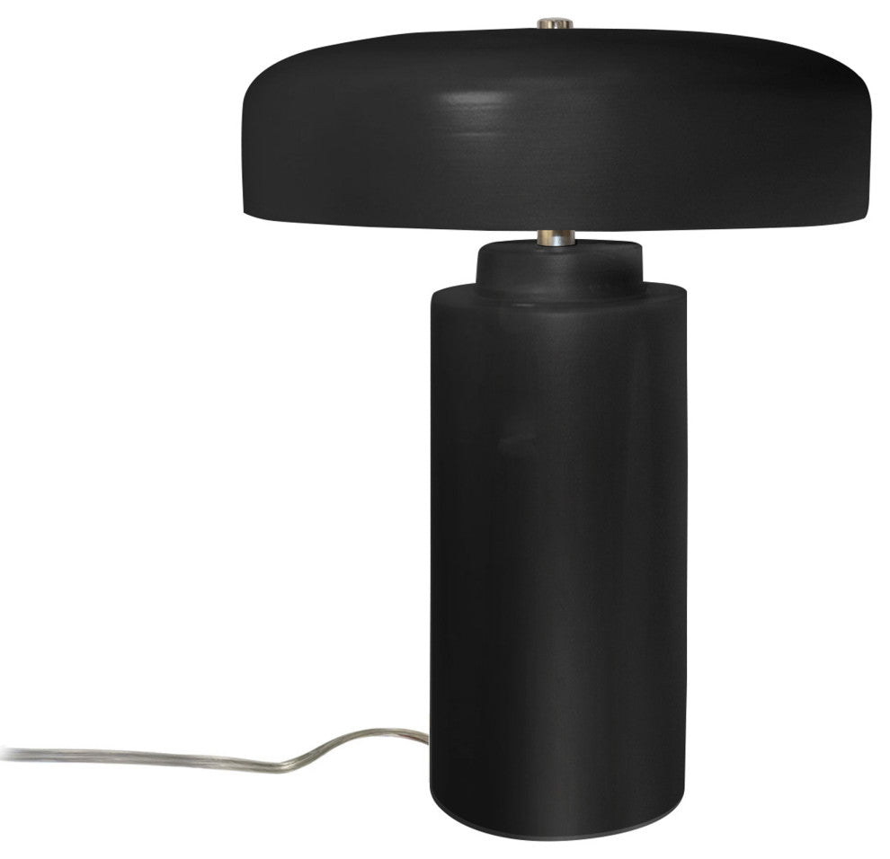 Tower Table Lamp, Gloss Black