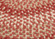 Colonial Mills Braxton Indoor Outdoor Braided Rug, Red, 27"x46"