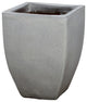 Square Planter, White 17x22