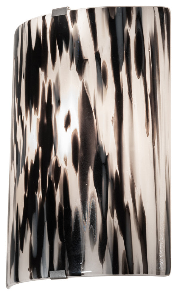 8 Wide Metro Fusion La Perla Nera Wall Sconce