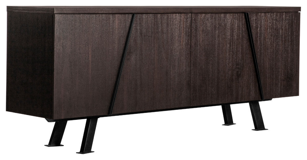 Pirate Brown Acacia Sideboard Cabinet