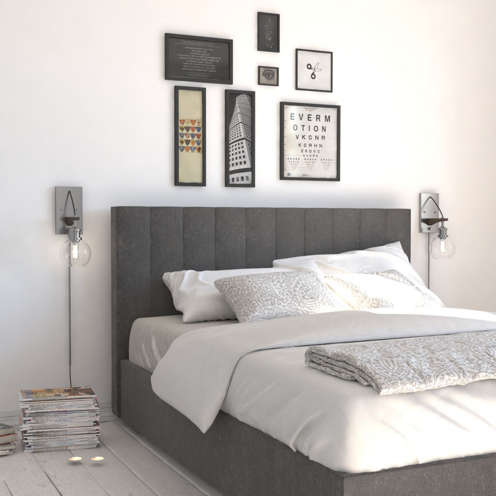 Vaxcel Lighting W0373 Avondale 16" Tall Wall Sconce - Satin Nickel / Dark