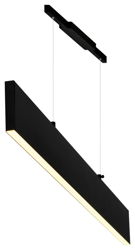 Krista LED Chandelier With Satin Black Finish