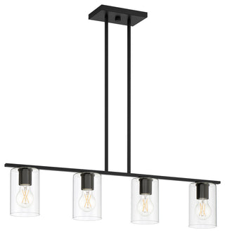 Oslo LED Linear Pendant, Matte Black